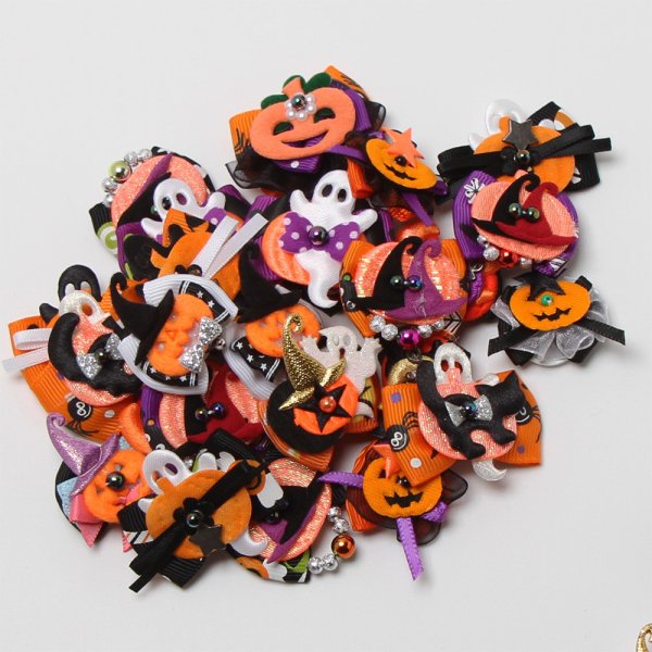 画像1: 8301　ハロウィン　小アソートリボン　３０入 (1)