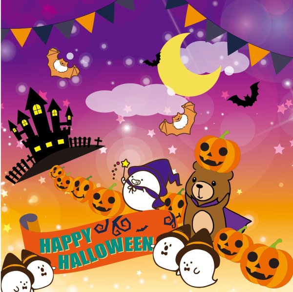画像1: HA-59　フォトグラフィーシート　ハッピーハロウィン (1)