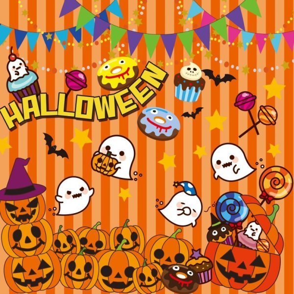 画像1: HA-34　フォトグラフィーシート　ハロウィンスイーツ (1)